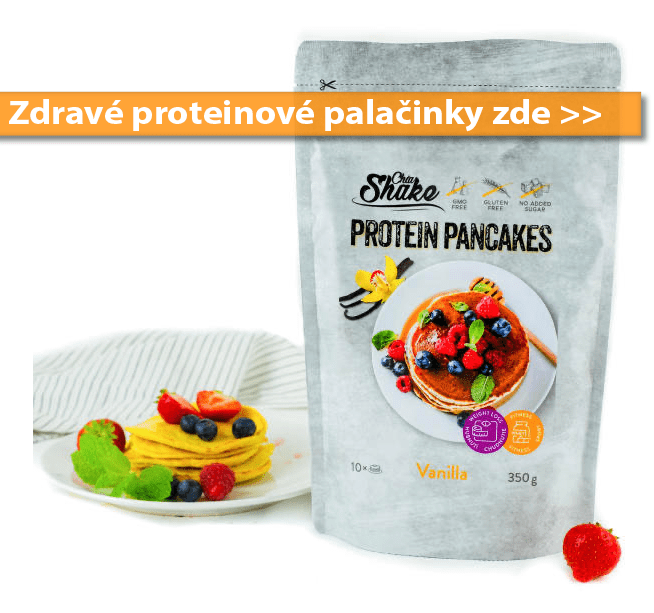 Chia Shake proteinové palačinky