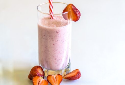 Jahodové smoothie